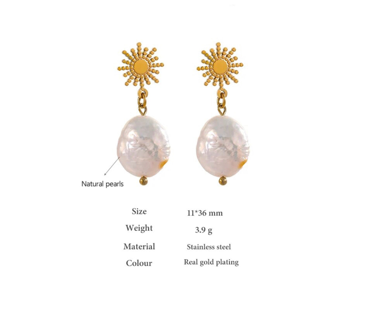 Sunrise earrings
