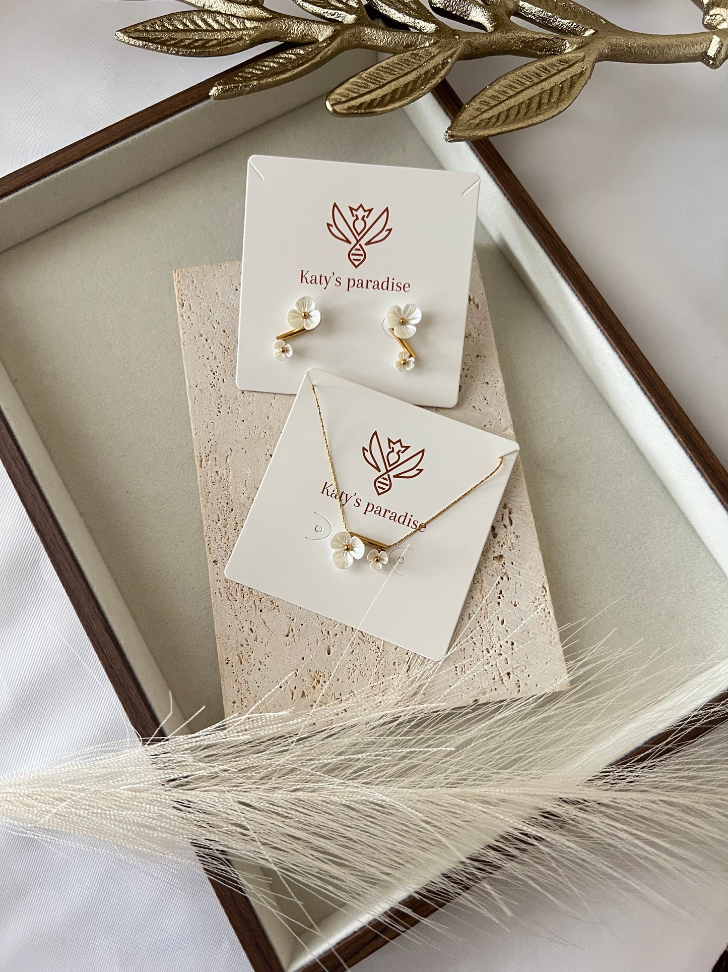 Flora Set | Earring + Necklace