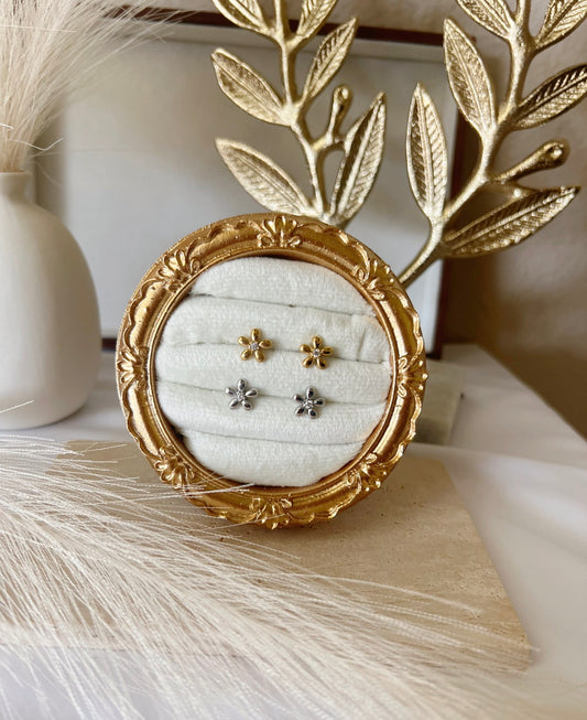 Daisy Earrings (Gold/silver)